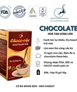 Chocolate Hòa Tan Uống Liền Choco-Oke Tại Zhang Coffee