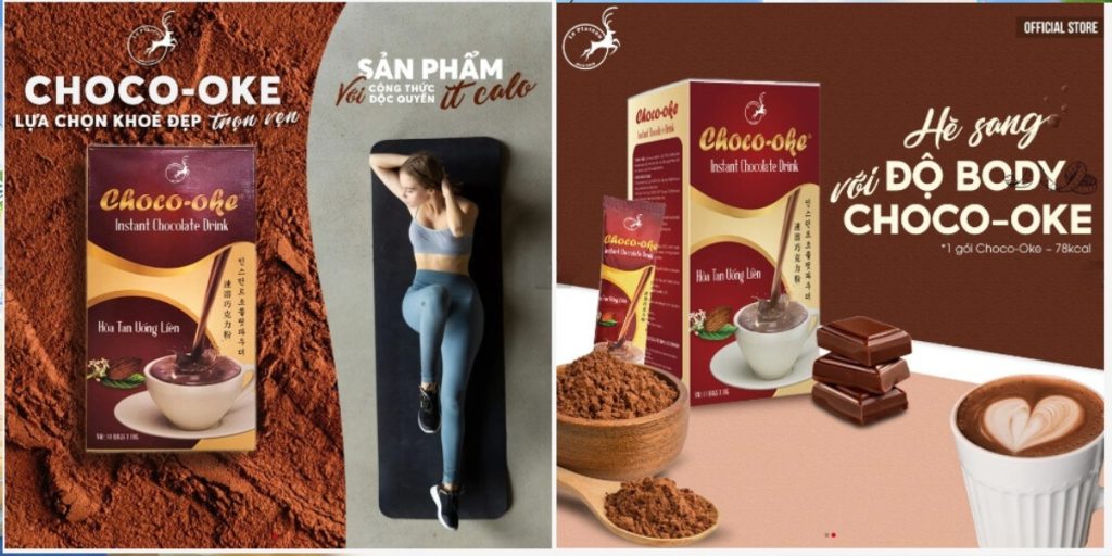 Banner Chocolate Hòa Tan Choco-OKE Tại Zhang Coffee